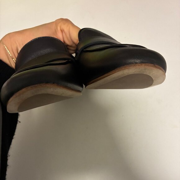 Quince Italian Leather Soft Loafer Flats Black Women’s Size 6 - Picture 4 of 8